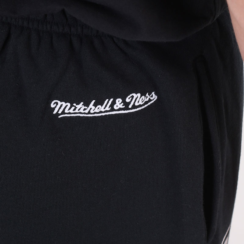 мужские черные брюки Mitchell and ness NBA Brooklyn Nets Pants 507PBRONETBLK - цена, описание, фото 7